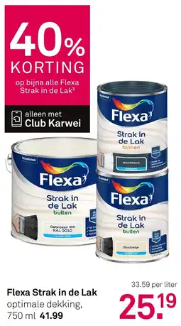 Karwei Flexa Strak in de Lak aanbieding