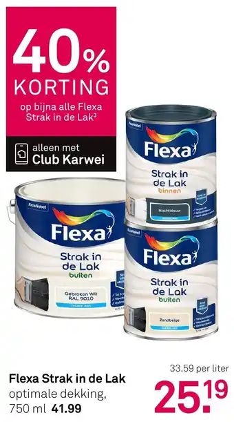 Karwei Flexa Strak in de Lak aanbieding