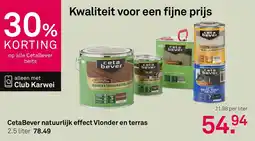 Karwei CetaBever natuurlijk effect Vlonder en terras aanbieding