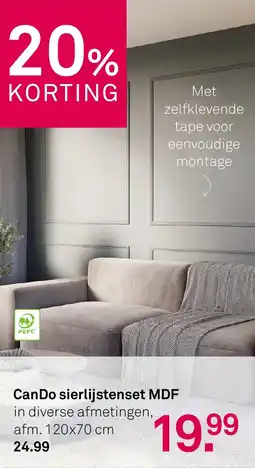 Karwei CanDo Sierlijstenset MDF aanbieding