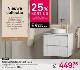 Karwei Tiger Wastafelonderkast Nook aanbieding