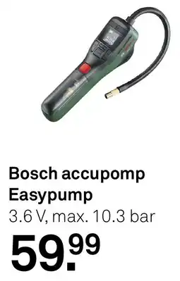 Karwei Bosch accupomp Easypump aanbieding