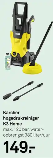Karwei Kärcher hogedrukreiniger K3 Home aanbieding