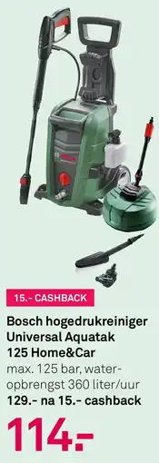 Karwei Bosch hogedrukreiniger Universal Aquatak 125 Home&Car aanbieding