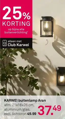 Karwei Karwei Buitenlamp Aran aanbieding