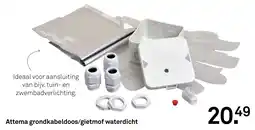 Karwei Attema Grondkabeldoos / Gietmof Waterdicht aanbieding
