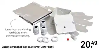 Karwei Attema Grondkabeldoos / Gietmof Waterdicht aanbieding