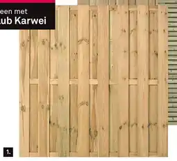Karwei Schutting Karwei aanbieding