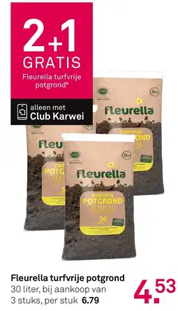 Karwei Fleurella Turfvrije Potgrond aanbieding