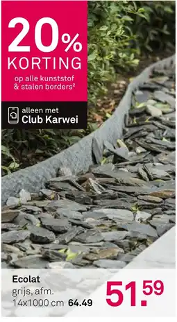 Karwei Ecolat aanbieding