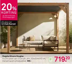 Karwei Pergola Silvano Douglas aanbieding