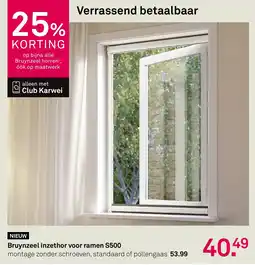 Karwei Bruynzeel inzethor voor ramen S500 aanbieding