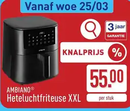 ALDI Ambiano Heteluchtfriteuse XXL aanbieding