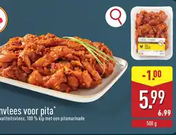 ALDI Kippenvlees voor pita aanbieding