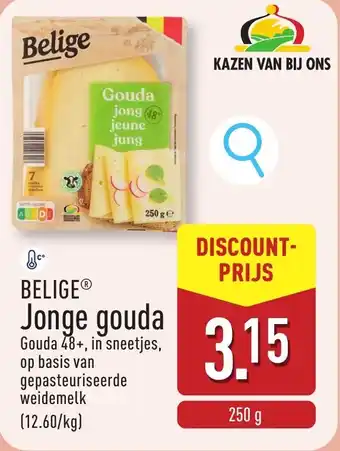 ALDI Belige Jonge Gouda aanbieding