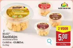 ALDI Belige Kaasblokjes aanbieding