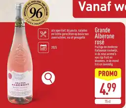 ALDI Grande Alberone rosé aanbieding
