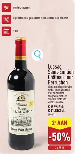 ALDI Lussac Saint-Emilion Château Tour Perruchon aanbieding