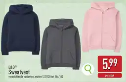 ALDI L&D Sweatvest aanbieding