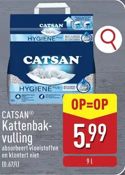 ALDI Catsan Kattenbakvulling aanbieding