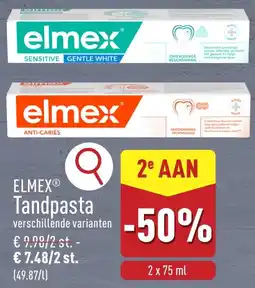 ALDI Elmex Tandpasta aanbieding