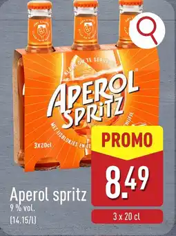 ALDI Aperol Spritz 9% vol aanbieding