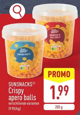 ALDI Sun Snacks Crispy Apero Balls aanbieding