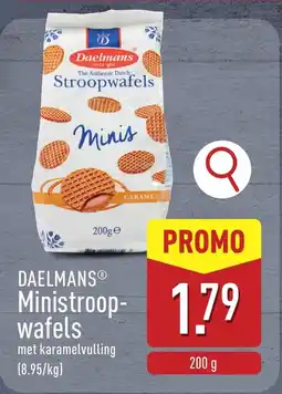 ALDI Daelmans Mini Stroopwafels aanbieding
