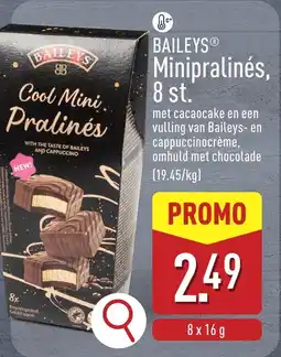 ALDI Baileys Minipralinés aanbieding