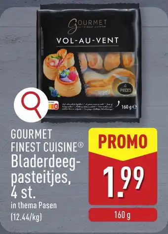 ALDI Gourmet Finest Cuisine Bladerdeegpasteitjes aanbieding