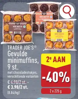 ALDI Trader Joe's Gevulde Minimuffins aanbieding