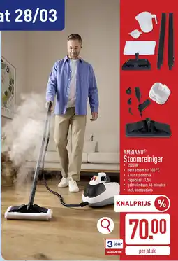 ALDI Ambiano Stoomreiniger aanbieding