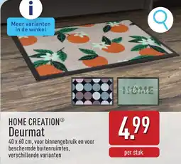 ALDI Home Creation Deurmat aanbieding