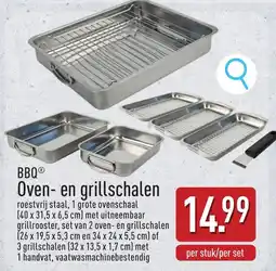 ALDI BBQ Oven en Grillschalen aanbieding