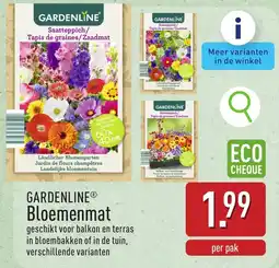 ALDI Gardenline Bloemenmat aanbieding