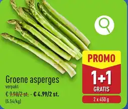 ALDI Groene asperges aanbieding
