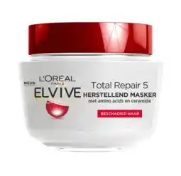 Albert Heijn L'Oréal Paris Elvive Total repair 5 haarmasker aanbieding