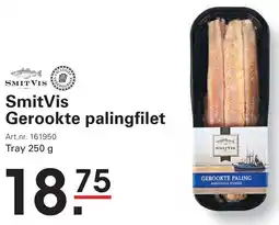 Sligro SmitVis Gerookte Palingfilet aanbieding