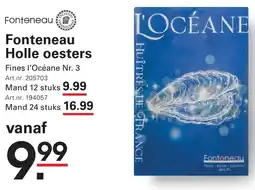 Sligro Fonteneau Holle Oesters aanbieding