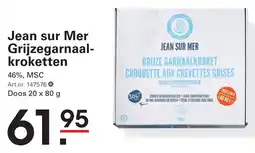 Sligro Jean Sur Mer Grijze Garnaalkroketten aanbieding