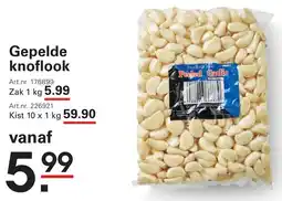 Sligro Gepelde knoflook aanbieding