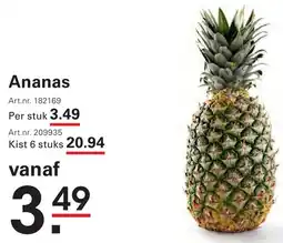 Sligro Ananas aanbieding
