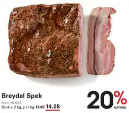 Sligro Breydel Spek aanbieding