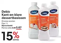 Sligro Debic Kant-en-klare Dessertbasissen aanbieding