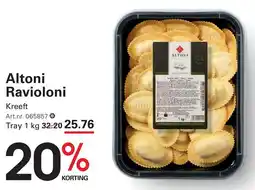Sligro Altoni Ravioloni Kreeft aanbieding