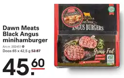 Sligro Dawn Meats Black Angus Minihamburger aanbieding