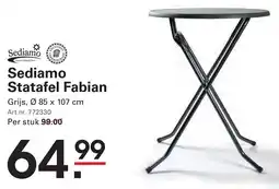 Sligro Sediamo Statafel Fabian aanbieding