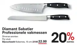 Sligro Diamant Sabatier Professionele vakmessen aanbieding