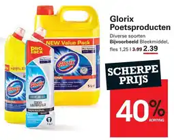 Sligro Glorix Poetsproducten aanbieding