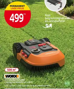 Brico Worx Accurobotmaaier Landroid M500 Plus + WiFi aanbieding